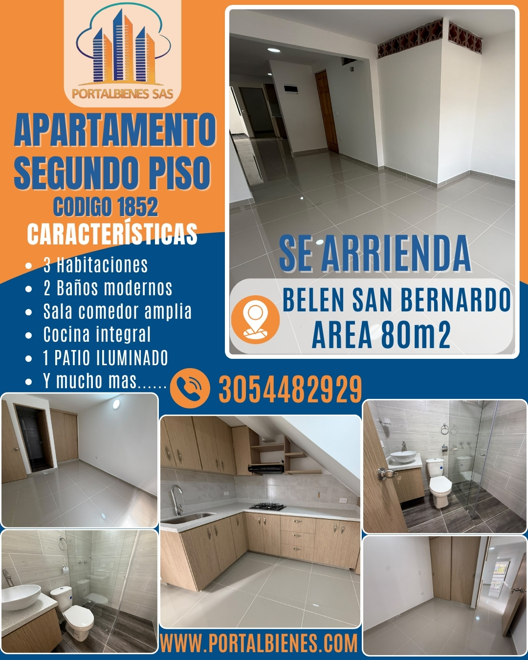 APARTAMENTO 2 PISO-- BELÉN SAN BERNARDO